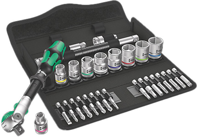 Wera 1/4 자이클롭 28종 세트 8100 SA6 004016, 1세트