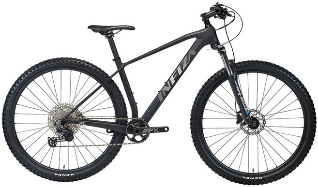 인피자 XZ9 MTB 카본 디스크 브레이크 12.8kg 신장 165~185cm 고객직접설치, 매트 그레이, 176cm, 1개