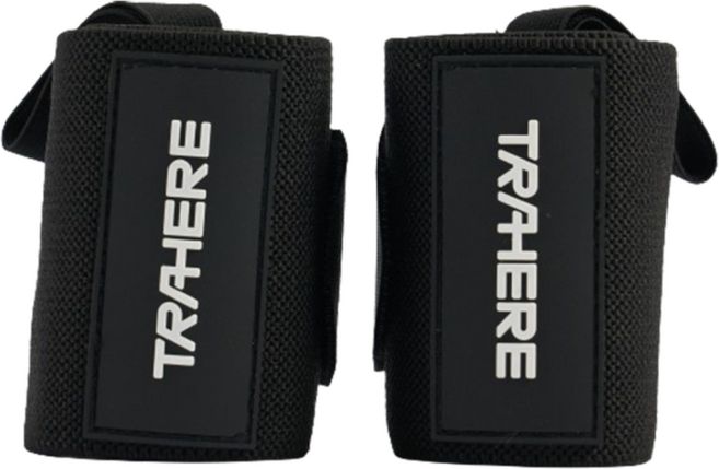 트라히어 스판덱스 손목보호대 양손착용 세트, 1세트