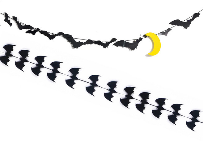 파티쇼 할로윈 펠트 박쥐가랜드 세트, 박쥐대, 박쥐미니, 1세트