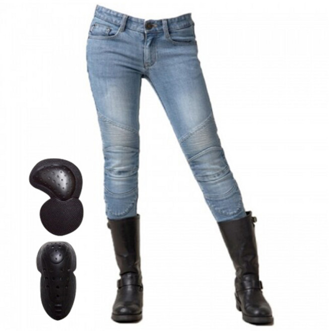 어글리브로스 TWIGGY COATED DENIM JEANS, SALT