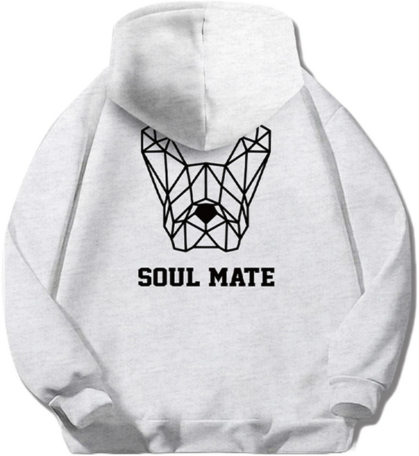 ILLUSO 男女通用 柔軟特殊雙面棉 Soulmate 連帽T恤