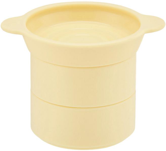 마이플러피 반려동물 실리콘 높이조절 착착시리즈 플레이트 2단, 버터, 1개