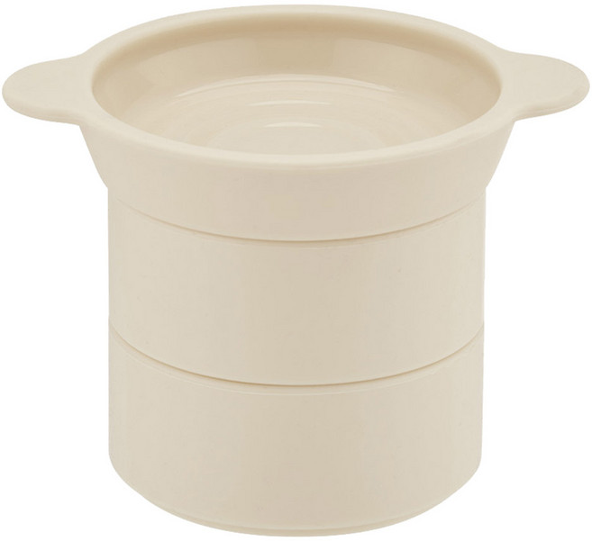 마이플러피 반려동물 실리콘 높이조절 착착시리즈 플레이트 2단, 오트밀, 1개