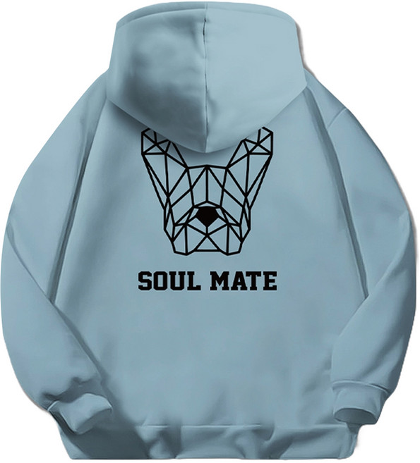 ILLUSO 男女通用 柔軟特殊雙面棉 Soulmate 連帽T恤