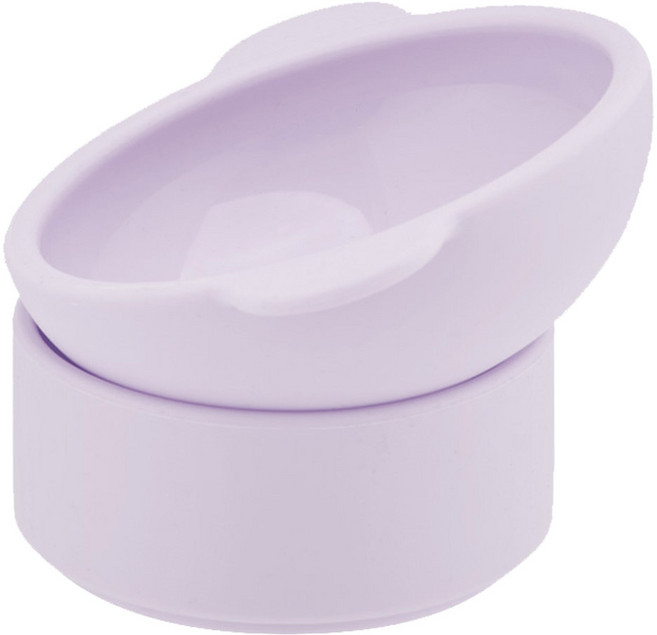 마이플러피 반려동물 실리콘 높이조절 착착시리즈 보울 1단, 라벤더, 1개