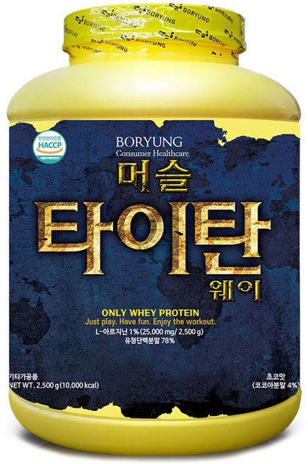 보령 머슬타이탄 웨이 복합 프로틴 파우더, 2.5kg, 1개