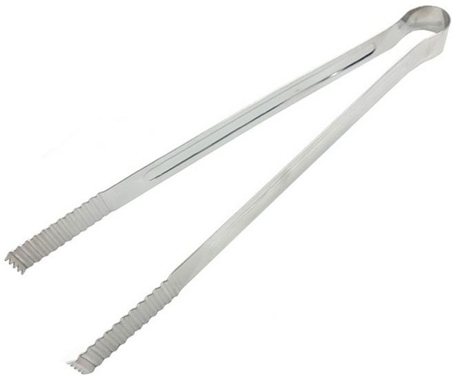 코코렉스 바베큐 스텐 집게 중 30cm, 실버, 1개