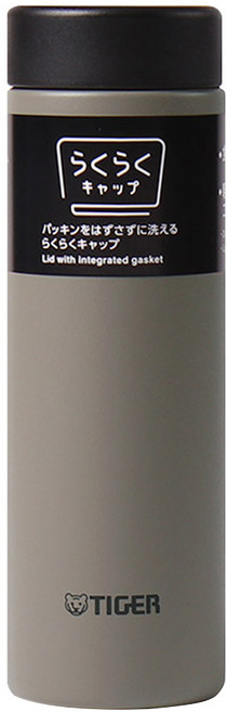 타이거 수퍼클린 플러스 컴팩트 진공 단열 보온보냉 텀블러, 카카오 베이지, 300ml, 1개