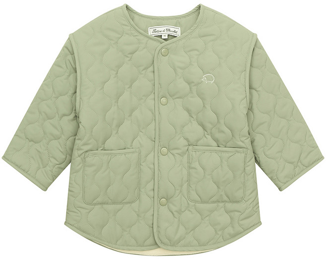 타티네쇼콜라 유아용 BL우디퀼팅 점퍼