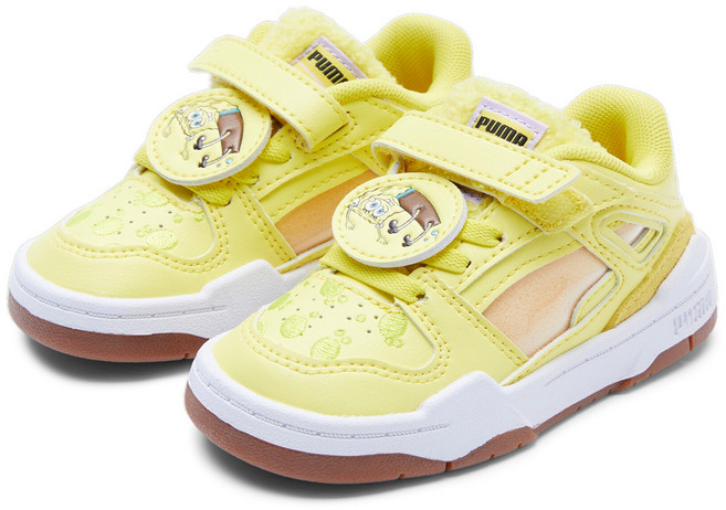 푸마 아동용 슬립스트림 스폰지밥 2 AC INF_SLIPSTREAM SPONGEBOB 2 AC INF_운동화_옐로우_39164601