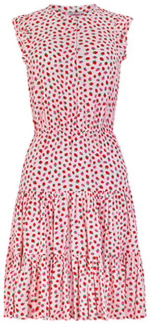 Cath Kidston 女款草莓洋裝, 淺粉色