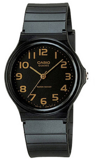 카시오 남녀공용 무소음 수능 시계 MQ-24-1B2 + 배터리교환권 세트