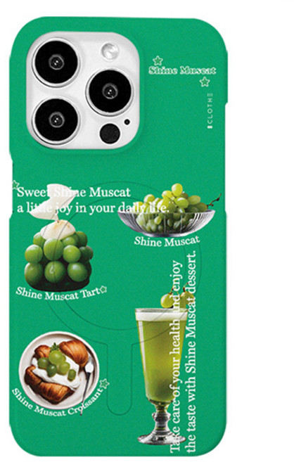 에잇클로드 매거진텍스쳐 맥세이프 슬림하드 휴대폰 케이스