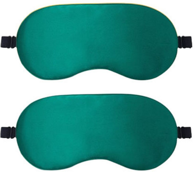 라붐 경량 심플 밀착 암막 아이마스크 수면안대 올리브, 2개, 1개입