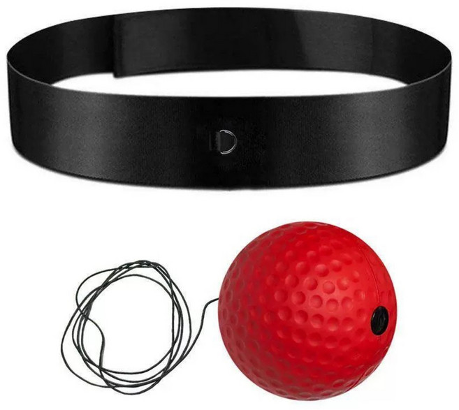 정상아이앤 복싱 펀치 연습용 복싱볼 세트, 레드, 1세트