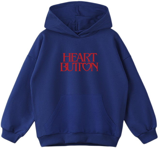 제니 아동용 오버핏 하트버튼 후드티 JN2008H