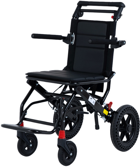 라이프헬퍼 프리미엄 휴대용 접이식 초경량 휠체어, LH-L2, 1개