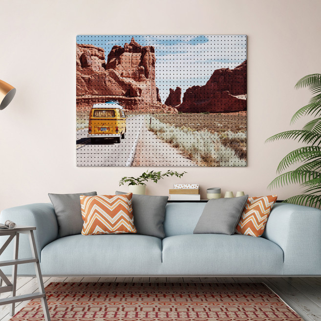 타공판닷컴 UV 프린팅 로드 트립 타공판 800 x 1000 mm, 혼합색상, 1개