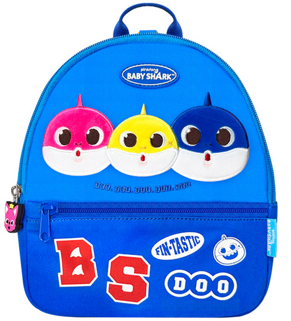 핑크퐁 아기상어 싱잉 미아방지 배낭 WP-B125-BLUE