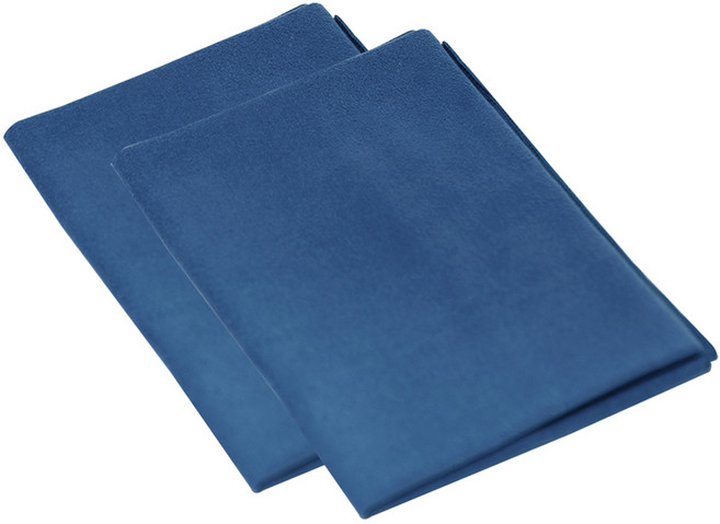 베로나 극세사 다용도 스포츠 타월 40 x 90 cm, 다크블루, 2개