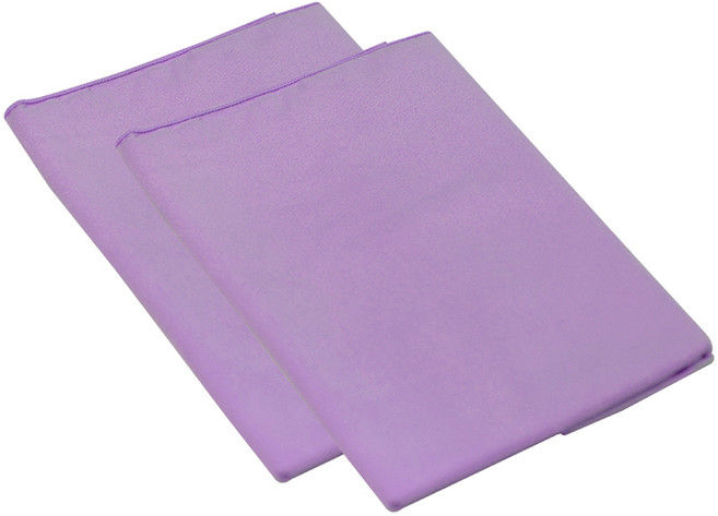 베로나 극세사 다용도 스포츠 타월 40 x 90 cm, 퍼플, 2개