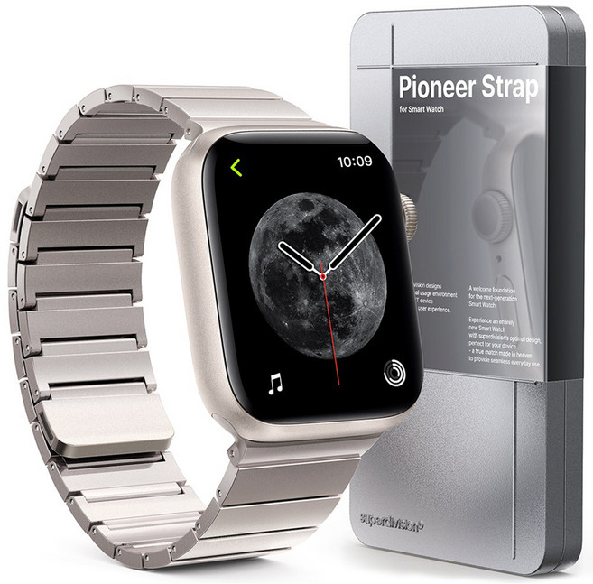 슈퍼디비전 파이오니어 마그네틱 메탈 스트랩 M, 스타라이트