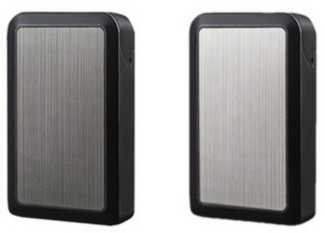 레투스토 편리한 슬라이딩 다용도 휴대용 담배 케이스 슬림형, 블랙 + 실버, 2개