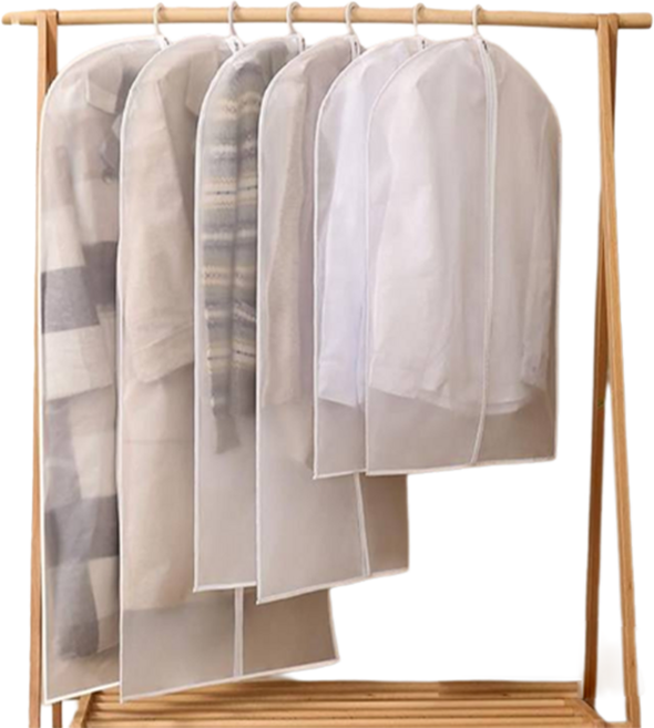 반투명 와이드 의류커버, 5개, 1개입