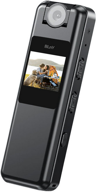 비엘와이 32GB 휴대용 캠 보이스레코더, 블랙, CVR085