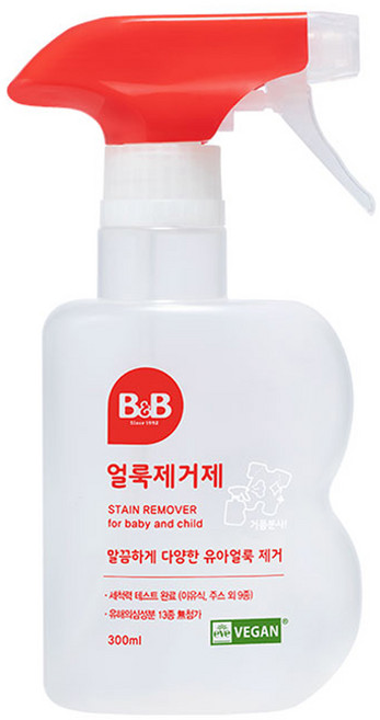 비앤비 유아용 저자극 얼룩제거제, 300ml, 1개