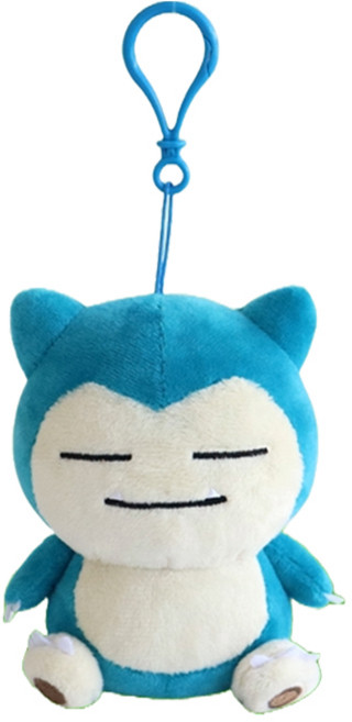 포켓몬스터 큐티팝 잠만보 키링 봉제인형, 13cm, 혼합색상, 1개