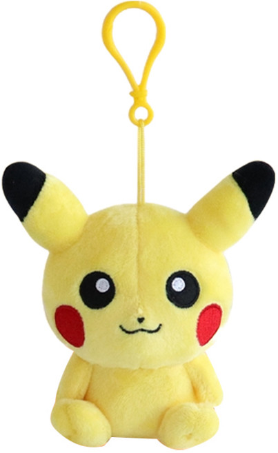 매니어리틀 포켓몬스터 큐티팝 피카츄 키링 인형, 13cm, 혼합색상, 1개