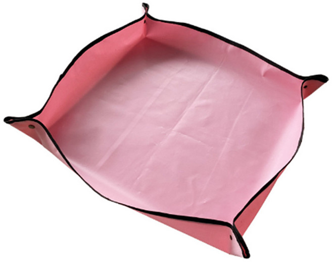 네이처안 실내 분갈이 매트 깔개 핑크 100 x 100 cm, 1개