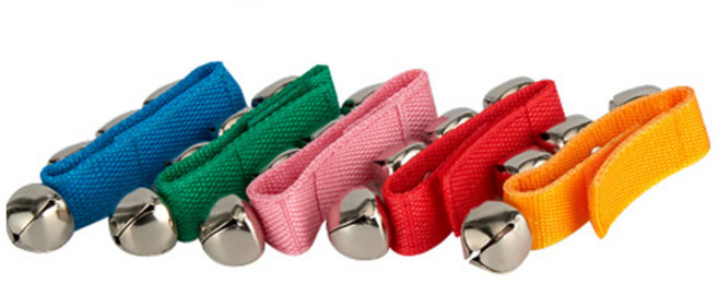 캐스비 맑은소리 율동방울 5종세트 악기완구, 혼합색상, 1개