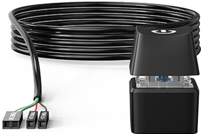 데일리조이 편리한 컴퓨터 전원 버튼 블랙 5m, 1개