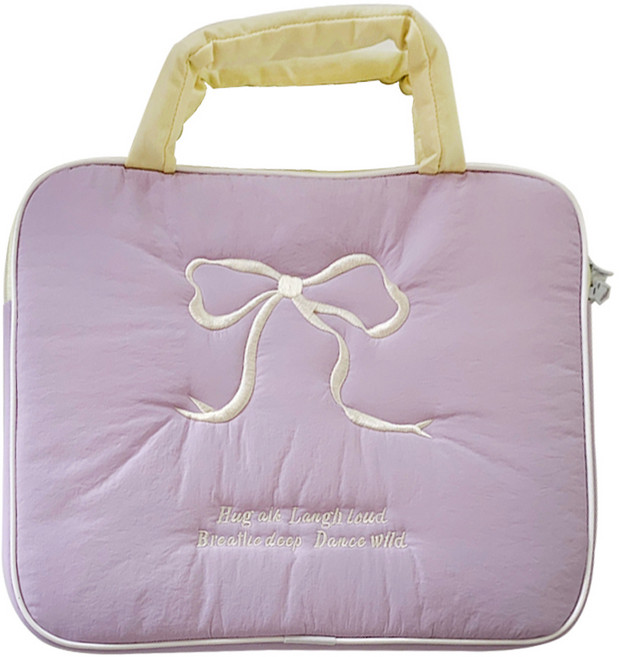 위니즈 빅리본 패션 노트북 파우치 WZFLP, 퍼플(WZFLP066-PP15), 1개