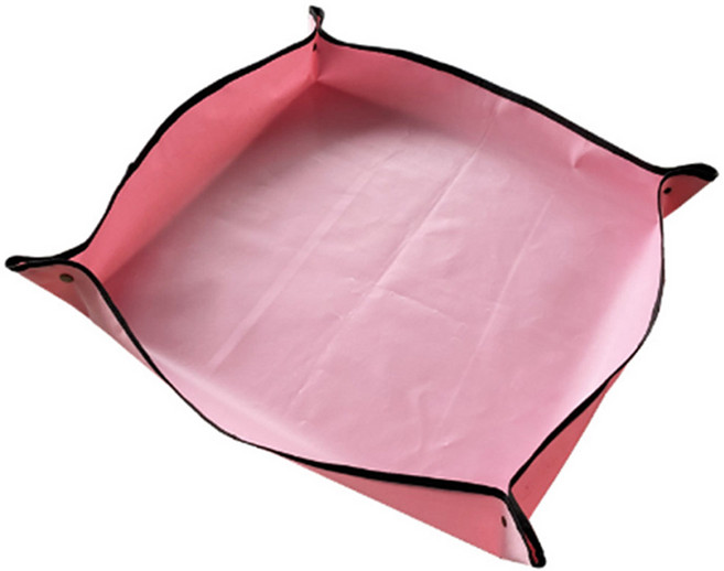 네이처안 실내 분갈이 매트 깔개 핑크 75 x 75 cm, 1개