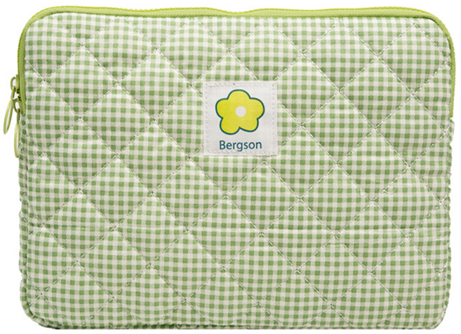 위니즈 그린체크 패션 태블릿 파우치 WZFLP, 그린체크(WZFLP073-GC11), 1개