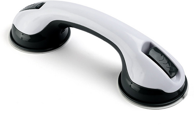 온트리 강력한 흡착식 안전손잡이, 1개, 블랙