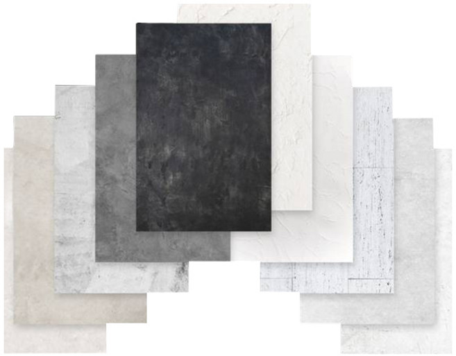 양면 스톤패턴 촬영 배경지 54 x 83 cm 5종 세트, 1세트