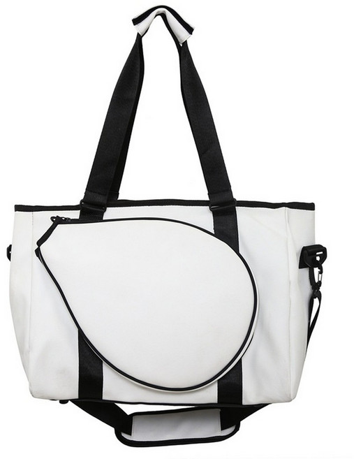 마샤투 배드민턴 라켓 운동가방 크로스백, 화이트, 1개