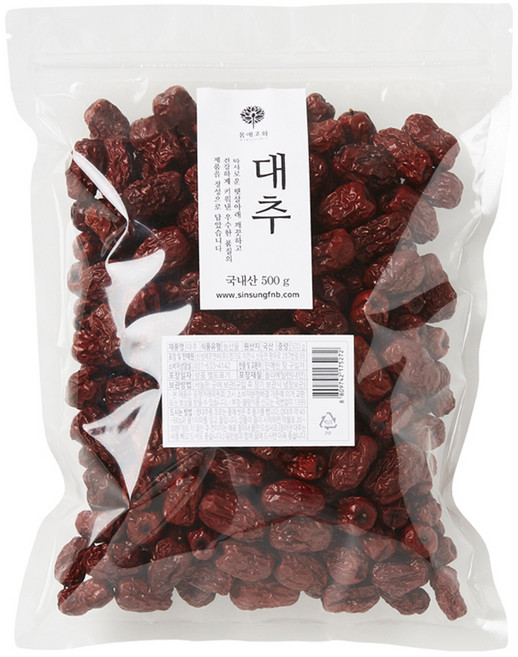 몸애조화 대추, 1개, 500g