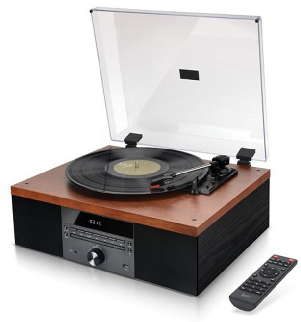 브리츠 레트로 턴테이블 블루투스 스피커, BZ-TP5000, 혼합색상