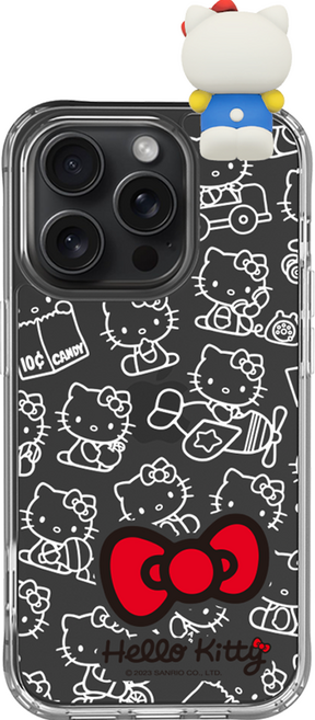 산리오 피규어 투명젤리 휴대폰 케이스