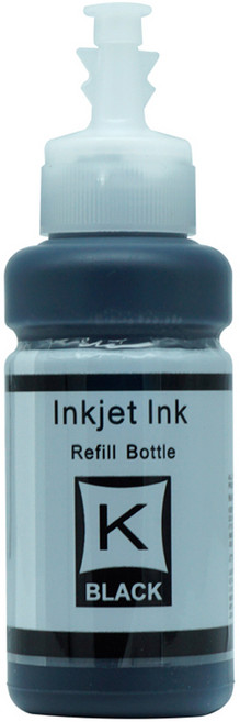 엡손 T664 T664100 호환 무한 리필 잉크, 검정, 1개