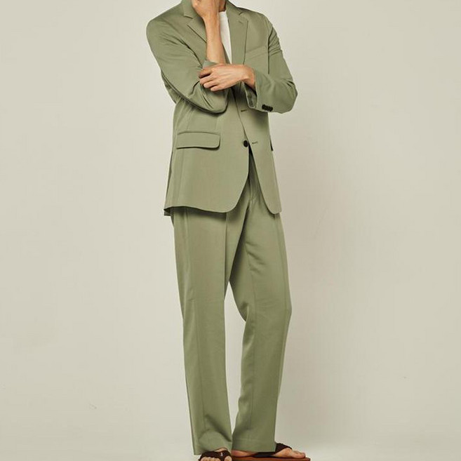 트래드클럽 남성용 베리 베이직 린넨 수트세트