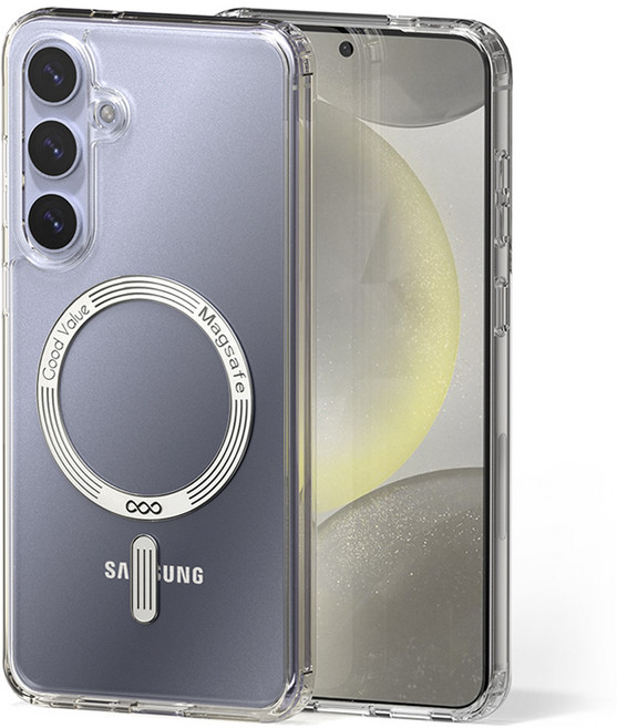 굿밸류 슈퍼 메탈 맥세이프 클리어 휴대폰 케이스