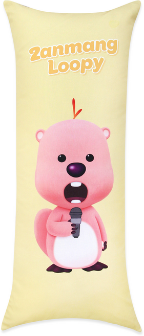 나라홈데코 잔망루피 롱필로우+메시지카드 2P, 보컬