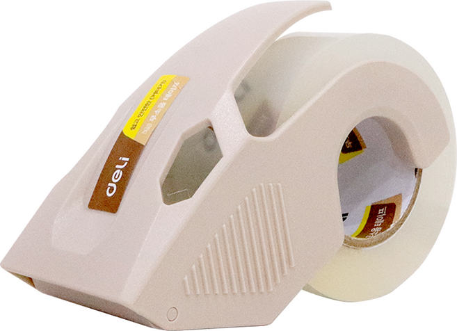 델리 커터기 소형 30040 + 박스테이프 리필 48mm x 40m 세트, 베이지(커터기), 1세트